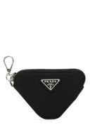 Prada Chiave di trucco in nylon nero