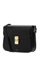 A.P.C. Czarna skórzana łaska crossbody
