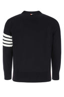 Thom Browne Midnight Blue Wool Cardigan