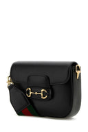 Gucci Black Leather Mini Horsebit 1955 Crossbody Bag