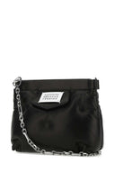 Maison Margiela Black Nappa Leather Glam Slam Red Carpet Clutch