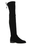 Stuart Weitzman STIVALI PIEVA IN PELLE SCAMOSCIATA NERA