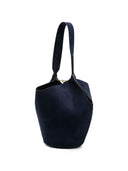 Khaite Lotus Mini Leathe Bucket Bag