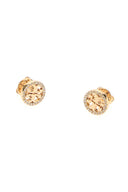 Tory Burch Gold Metal Icon Earrings