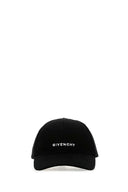Cappellino da baseball in cotone nero givenchy