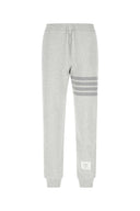 Thom Browne Melange Grey Cotton Joggers