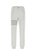 Thom Browne Melange Grey Cotton Joggers