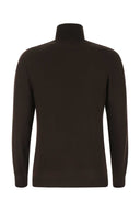 Fedeli Brown Wool Sweater
