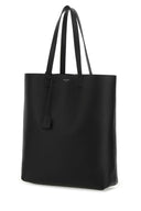 Saint Laurent Black Leather Bold Shopping Bag