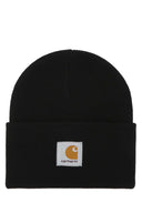 Carhartt Wip Black Acrylic Beanie Hat