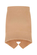 Andrea Adamo Skin Pink Stretch Viscose Blend Skirt