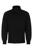 Maglione di miscela di lana nera C.
