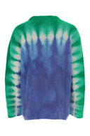 Il maglione di cashmere multicolore statista anziano