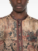 Pierre Louis Mascia Printed Silk Shirt