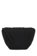Herve' Chapelier Black Canvas Crossbody Bag