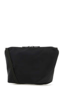 Herve' Chapelier Black Canvas Crossbody Bag