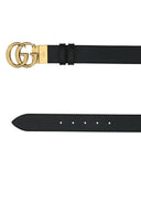 Cintura reversibile Gucci in pelle nera