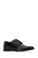 Dolce & Gabbana Black Leather Lace Up Shoes