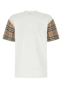Burberry White Cotton T -skjorte