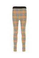 Leggings in nylon elasticizzato stampato Burberry