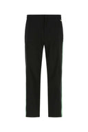 Pantalón de mezcla de acetato negro koche