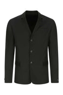 Prada Black Silk Blazer