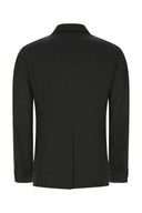 Prada Black Silk Blazer