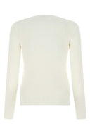 Alexander McQueen Ivory Stretch Viscose Sighi