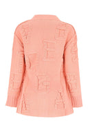 Bottega Veneta Pink Chenille 가디건