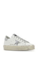 Golden Goose Deluxe Brand White Leather Hi Star Sneakers