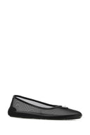 Prada Black Mesh Ballerinas