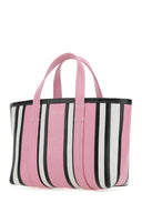 Balenciaga Multicolor Leather Small Barbes Shopping Bag