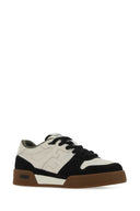 Fendi Multicolor Leather And Suede Fendi Match Sneakers