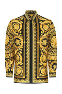 Camicia di seta stampata Versace