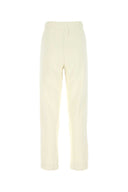Ganni Ivory Cotton Blend Joggers