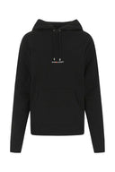 Felpa di cotone nera di Saint Laurent