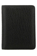Tarjetero de cuero negro de Maison Margiela