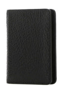 Tarjetero de cuero negro de Maison Margiela
