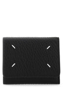 Cartera de cuero negra Maison Margiela