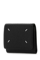 Cartera de cuero negra Maison Margiela