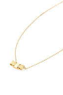 Salvatore Ferragamo Gold Metal Necklace
