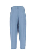 Stella McCartney Blue Viscose Miscela Pant