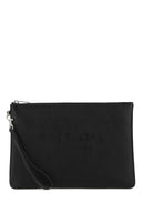 Saint Laurent Black Leather Clutch