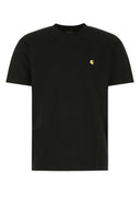 Carhartt Wip Black Cotton S/S Chase T Shirt