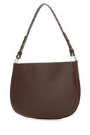 By Far Brown Leather Issa Shoulder Bag