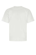 Maglietta oversize di cotone bianco GCDS