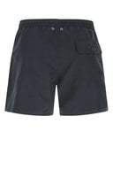 Shorti di nuoto in poliestere blu navy di Agnona
