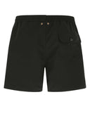 Shorti di nuoto in poliestere nero di Agnona