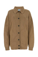 Prada Biscuit Cashmere Cardigan