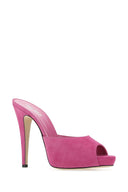 Paris Texas Fuchsia Suede Monica Mulas